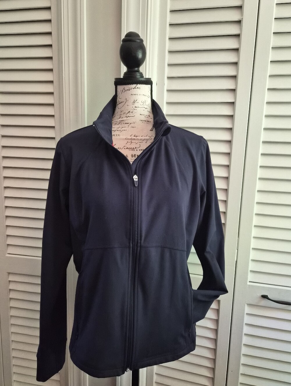 Tommy Hilfiger Navy Zip-Up Utility Jacket